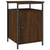 VidaXL Bedside Table Brown Oak 40x42x60 Cm Engineered Wood 825871
