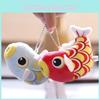 Cute Koi Fish Plush Toy Key Holder Super Soft Pp Cotton Stuffed Animal Backpack Decoration