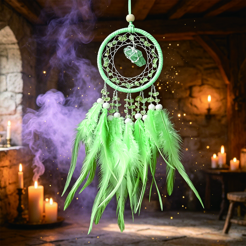 Natürlicher 7-Chakra Lebensbaum Edelstein Heilung Rohe Kristallsteine Wand Fenster Auto Hängendes Ornament für Yoga