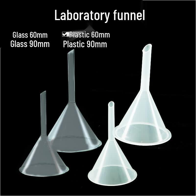 Plastic Conical Funnel Set for Lab Experiments