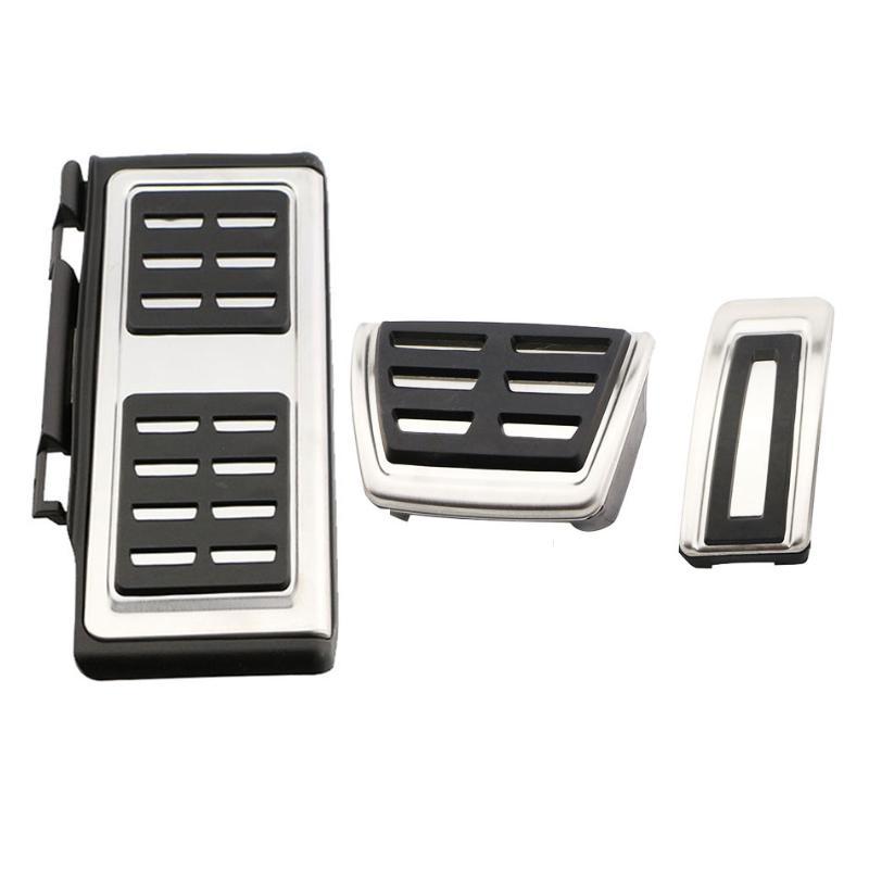 Car Foot Pedal For VW Volkswagen Virtus Polo Sedan Škoda Slavia 2018~2025 Brake Pedal Stainless Accelerator Cover Car Acessories