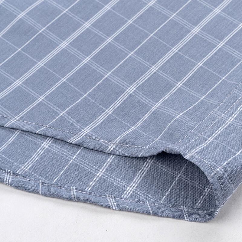 FIRS Men's Business Casual Wrinkle-Resistant Plaid Shirt