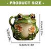 Taza de Cerámica para Beber con Rana Pintada a Mano Asa Cómoda Taza de Café Perfecta Para Cocina o Espacios de Trabajo