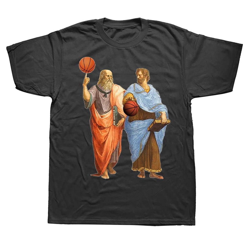 Funny Checkmate Chess Basketball Game Board King T Shirts Graphic Cotton Streetwear Short Sleeve Birthday Gifts