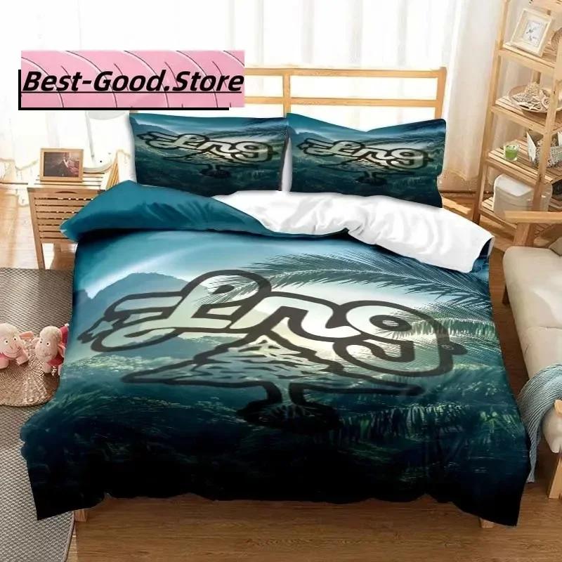 3D Clothing Brand LRG Logo Bedding Set Printed Bed Set With Pillowcase Bed Duvet Cover Soft Single Double Queen Super King Size