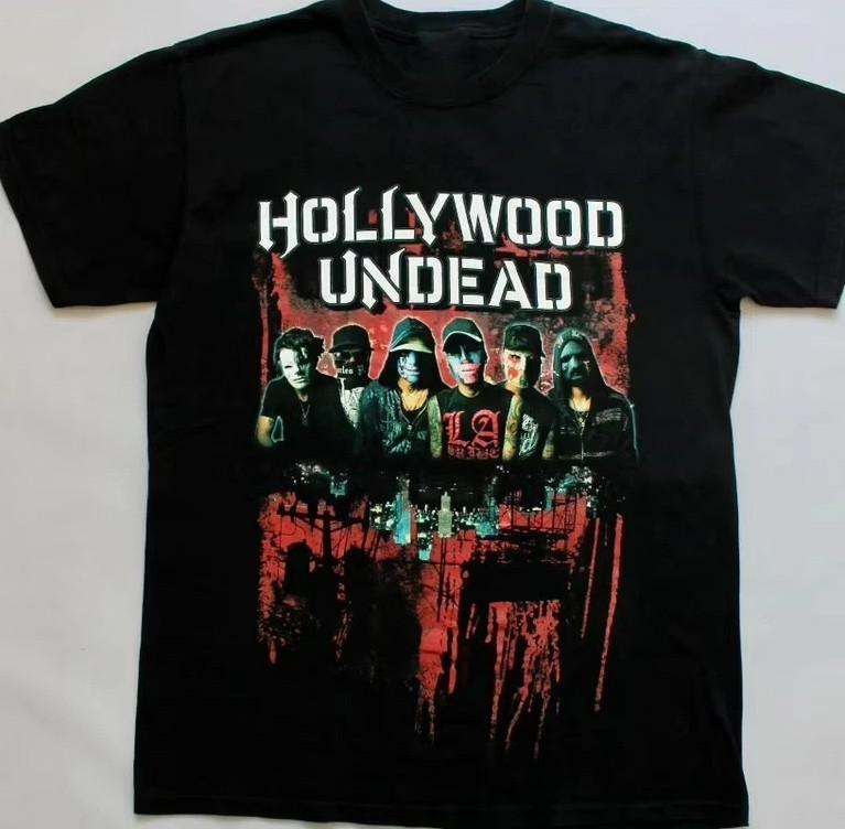 Vintage tričko kapely Hollywood Undead velikosti S-4XL