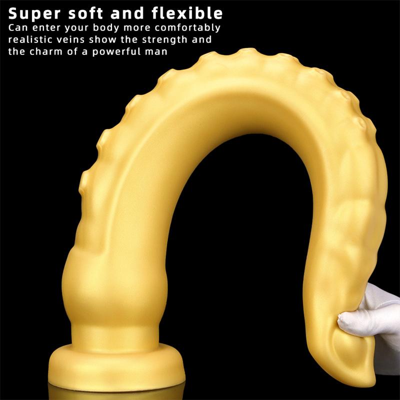 Women's Largest Silicone Overgrown Masturbator Gay Dildo Heterosexual Anal Plugs