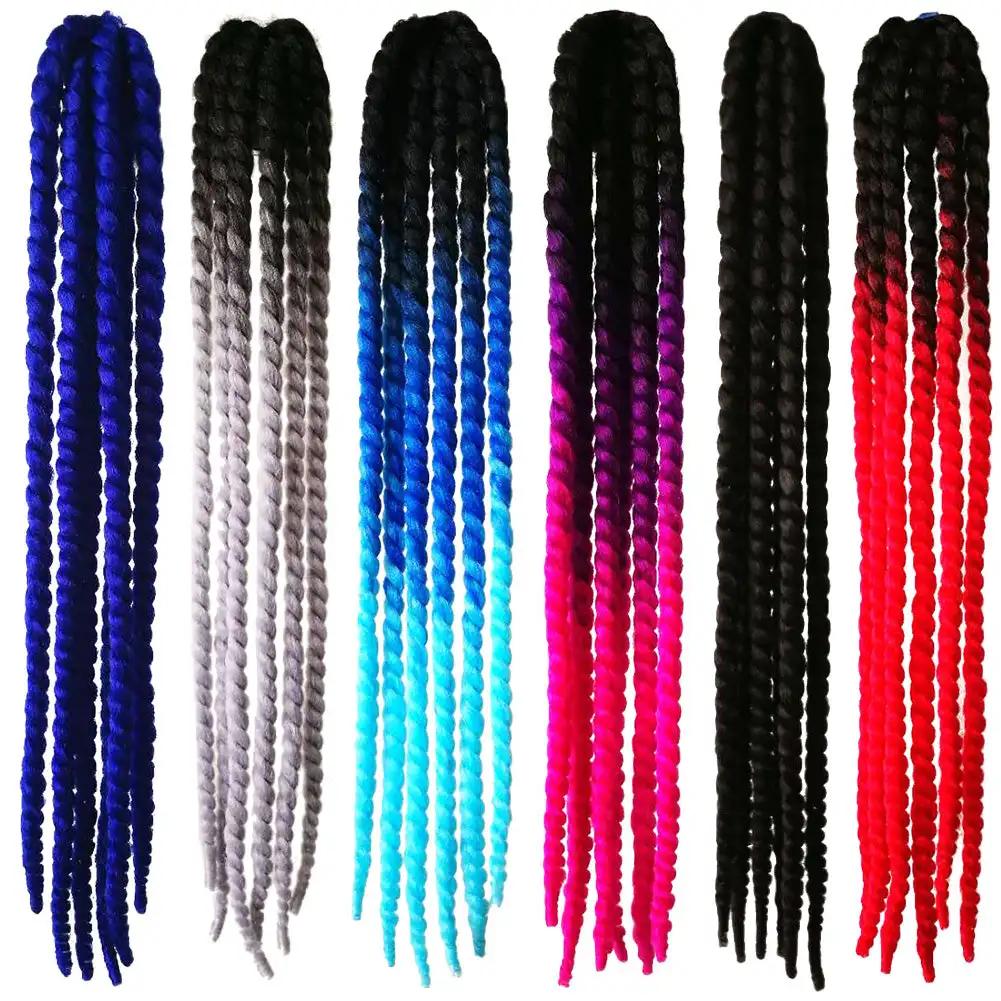 Motorcycle Helmet Dreadlocks Helmet Dreadlocks Ponytail Braid Motocross Bicycle Motorbike Helmet Decoration 55cm With Sucker