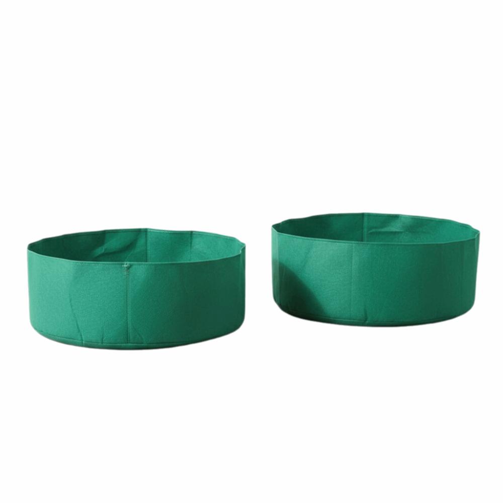 2PCS Reusable Plant Bag Foldable Grow Bag Durable Plant Grow Bag  Outdoor Gardening зелёный