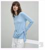 Women's Irregular Long-Sleeve Tie-Up Shirt - Autumn 2025