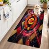 Flannel Kitchen Mat Manchester United Soft Area Rug Non Slip Floor Carpet Home Decoration