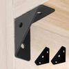 8pcs 90° Right Angle Right Triangular Angle Thicken Support Triangle Brackets  Furniture Hardware