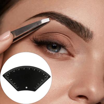 Multi Function Eyebrow Shaping Tool with Precise Measurement Guides Adjustable Brow Stencil for Symmetrical Brow Design