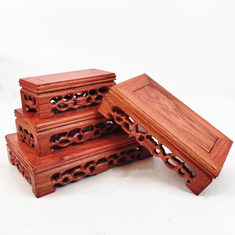 Karin Solid Wood Handicraft Stand for Vase, Pot, Bonsai, or Teapot Ornament
