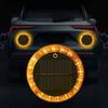 Light-sensitive Auto-on Solar Tail Light Truck Flash Light