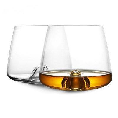 

300ml Unique Convex Bottom Vortex Whiskey Glass Transparent Round Wine Tasting Cup Whirlpool Whisky Tumbler XO Cognac Beer Mug 300ml 13oz
