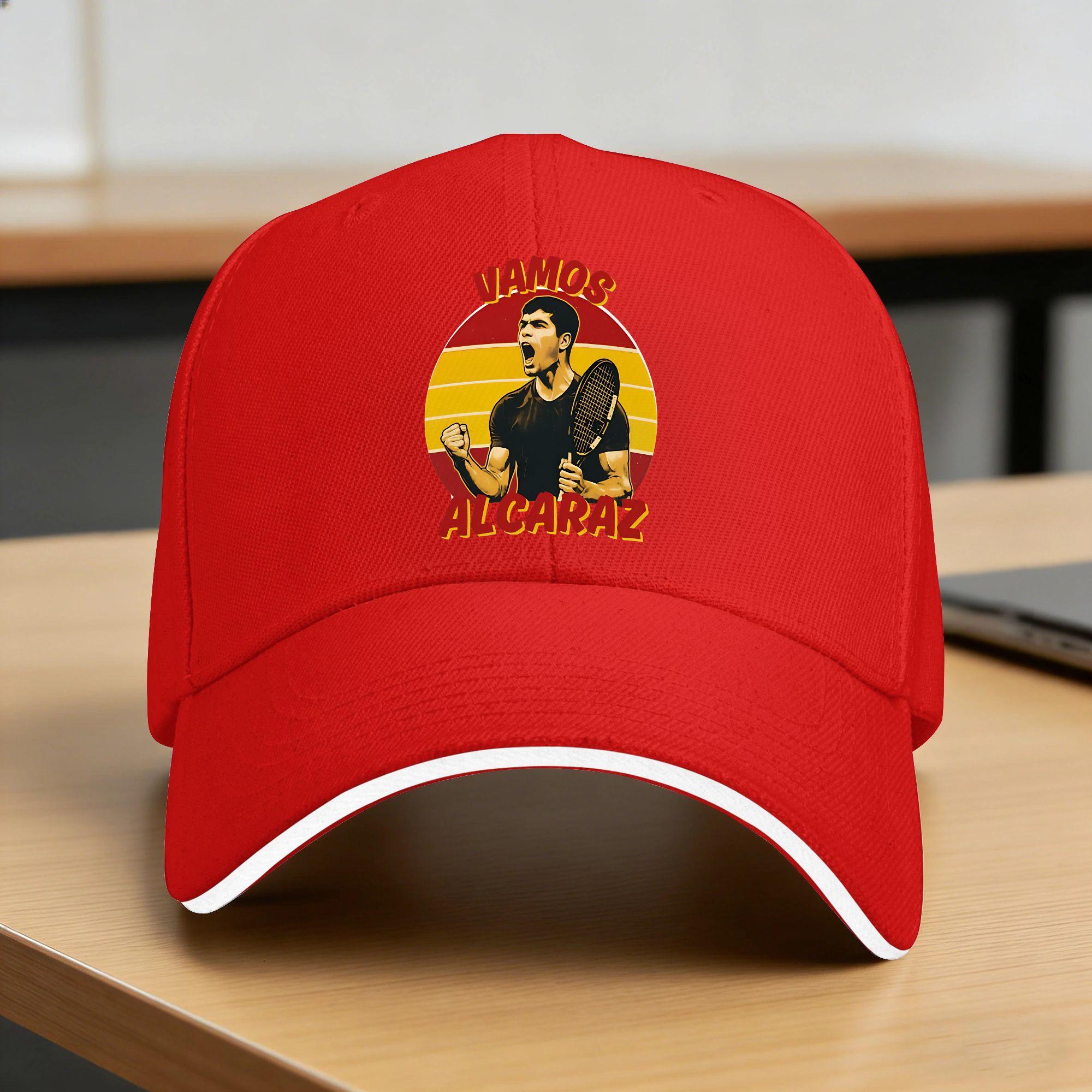 Carlos Alcaraz Vamos Baseball Cap Outdoor Gym Wholesale Trucker Hat Streetwear Baseball Caps One Size