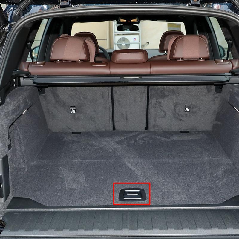 Car Trunk Tail Cover Bottom Plate Mat Floor Carpet Handle Auto Accessories For BMW X5 X6 M Series F85 F86