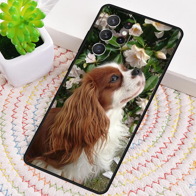 Cavalier King Charles Spaniel Dog Soft Phone Case for Samsung Galaxy Note 10 Pro S26 Ultra S23 S24 FE S25 S21 S22 PLUS Cover