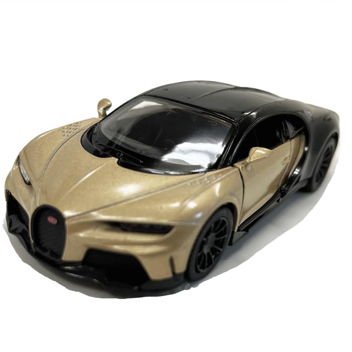 

Bugatti Chiron Beige KINSMART Pullback Diecast Model Car 138 бежевый
