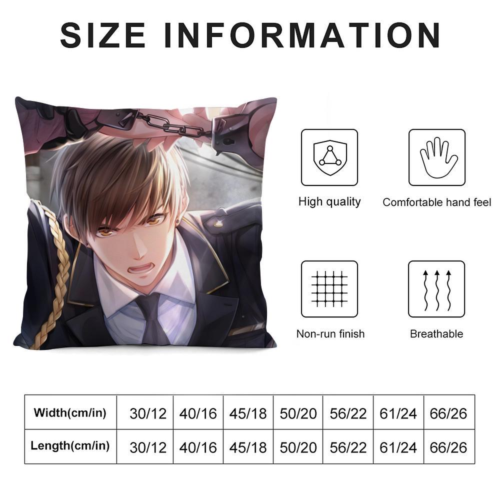 Mr Love Queen'S Choic Gavin Cushion Cover Pillowcase Ultra Soft Skin Friendly Fabric Cloud Like Comfort & Concealed Zipper