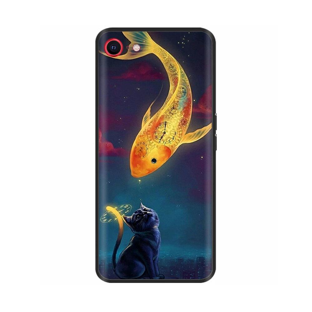 For iPhone SE 2020 Phone Case Funny Camera Protection Soft Liquid Silicone Back Cover for iPhone SE 2016 5 5S Cover for iPhoneSE