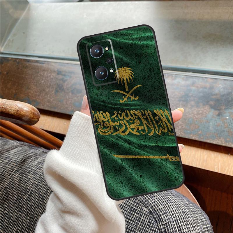 

Kingdom of Saudi Arabia Flag Case For Realme 12 Pro Plus 11 13 14 C63 C61 C55 C51 C53 C25 C65 C67 C71 C75 GT6 GT7 15 Pro Realme C35