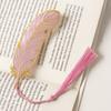 Light-Transmitting Metal Bookmark Creative Hollow Out Bookmark Decorative Bookmark  Office Reading
