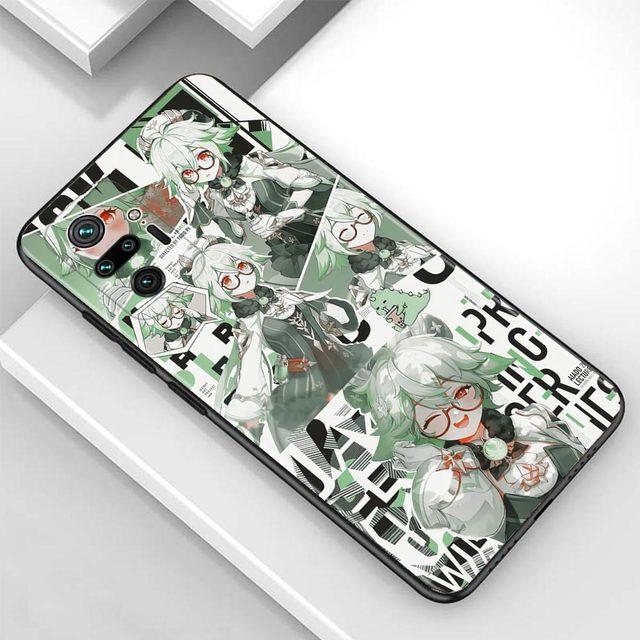 Fall Für Redmi Hinweis 10 Pro Max 9 9t 9s 8 8t 7 Abdeckung Tpu Fundas Für redmi K40 Pro Plus 9 9a 9c Shell Genshin Auswirkungen Anime