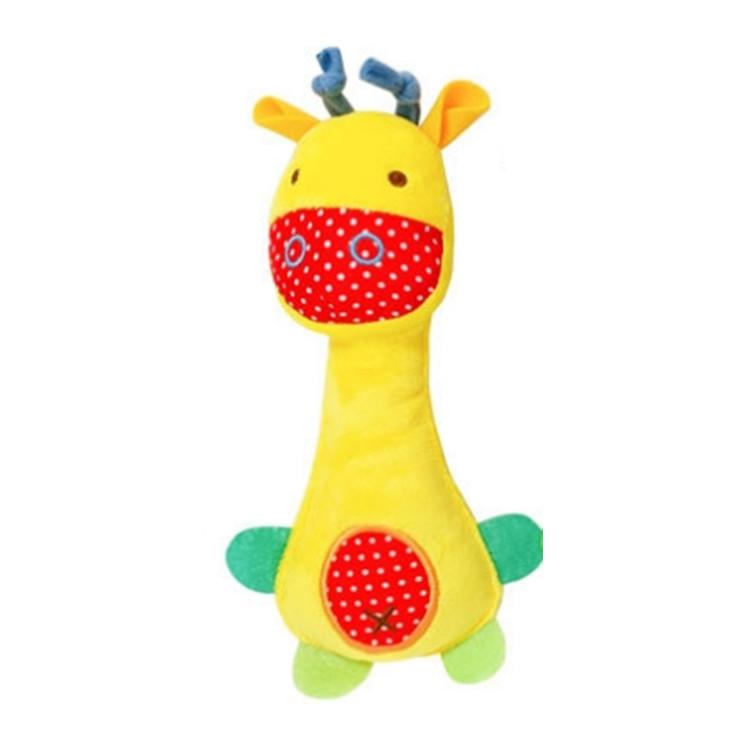 

Hand Animal Ringing Bell Baby Puzzle Early Education Soothing Toy Newborn Gift Deer