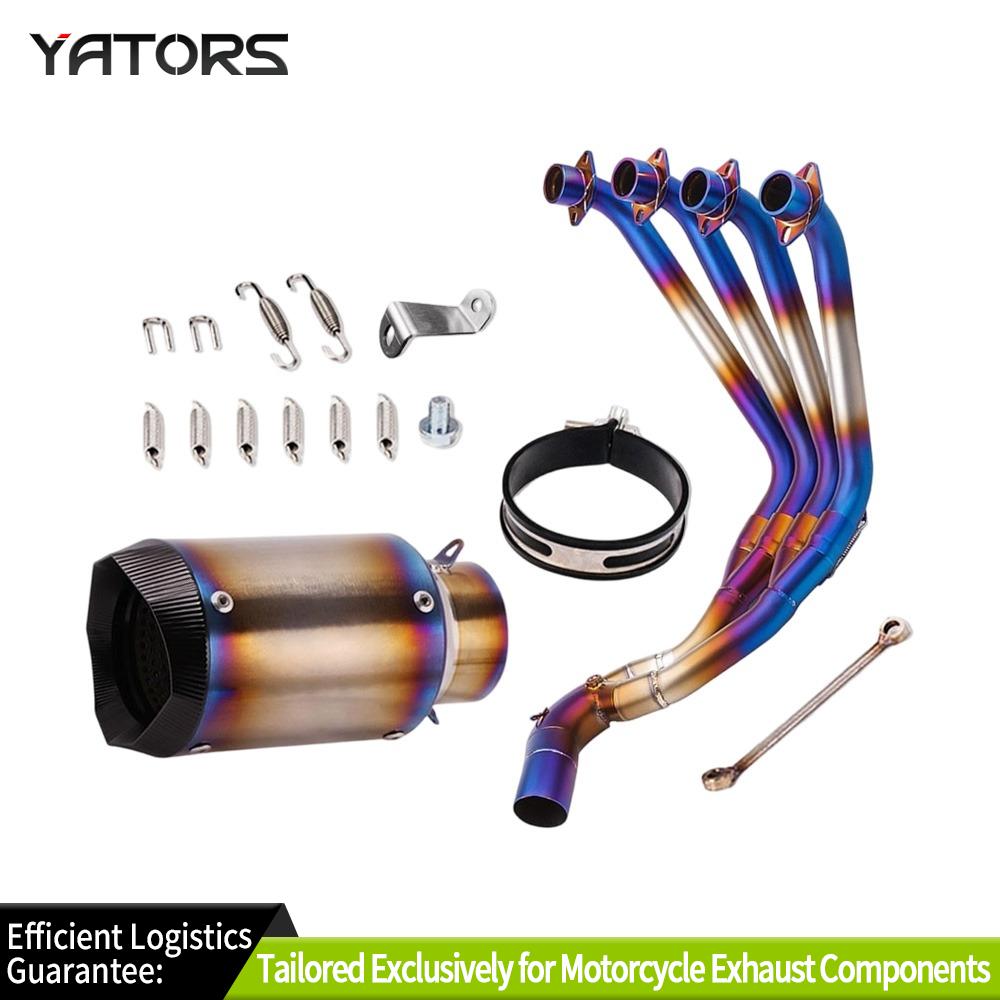 Exhaust Systems For Honda 2014-2024 CBR650R/F CB650R/F Full System Header Pipe Exhaust Link Tips Exhausts Pipes