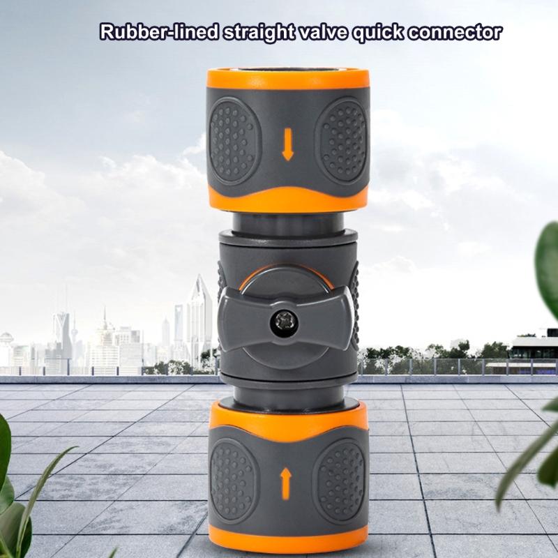 Schwerer Typ ABS-Kunststoff Doppel-Schnellverschluss-Schlauchkupplungen Auslaufsicher Für Außen- und Innenbereich