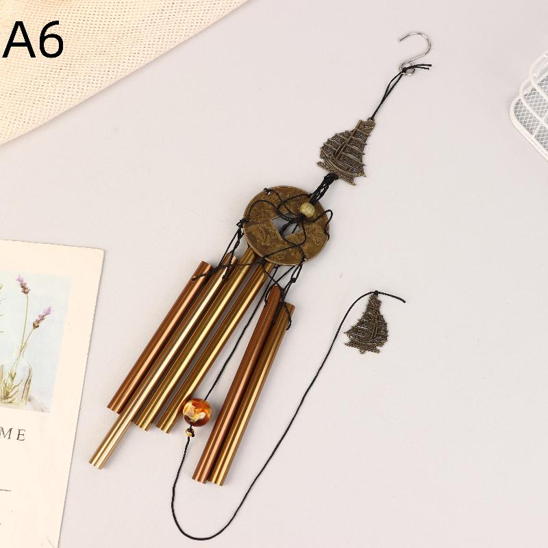 1 Pc Retro Wind Chimes Garden Decorations Wind Chimes Outdoor Decoration For Home Copper Wind Bell Wind Music Home Decoration