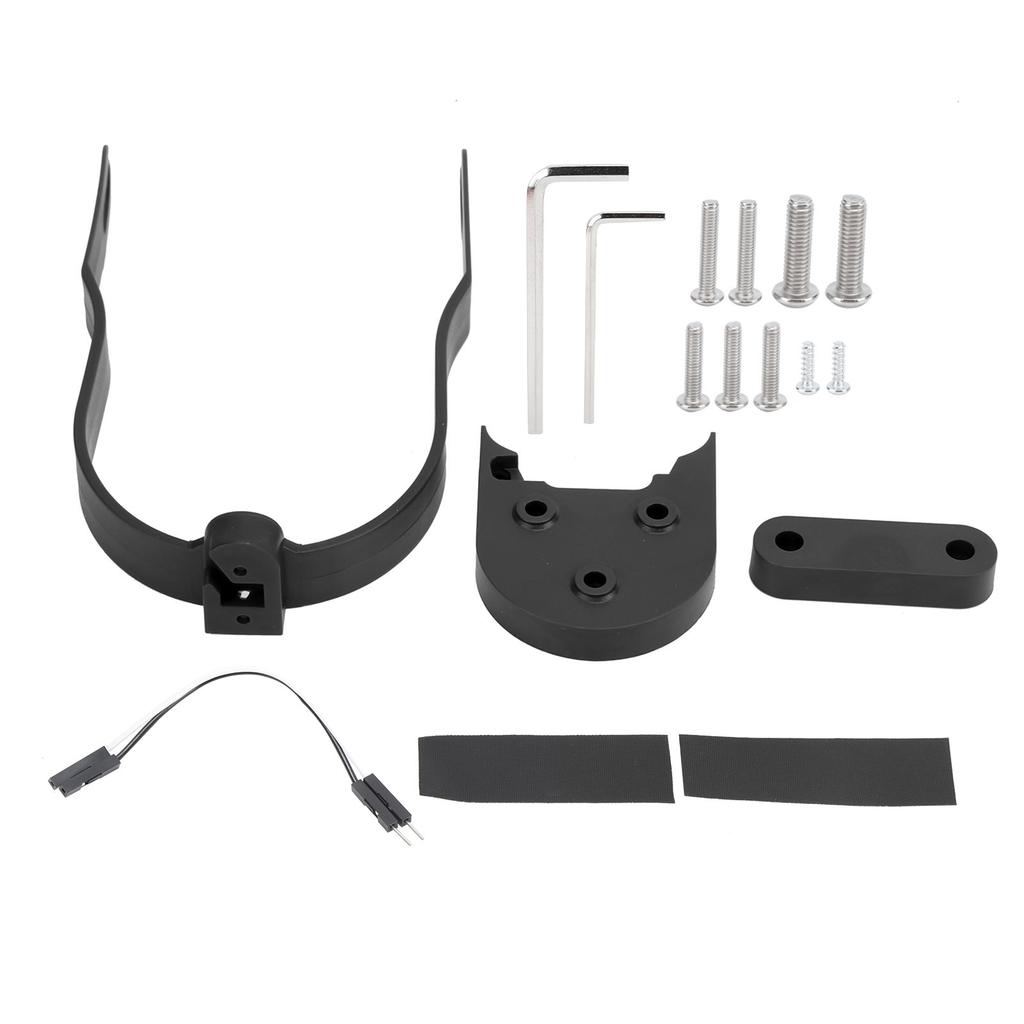 10 Zoll Reifen Hinterradkotflügel Erhöhung Dichtung für M365 Pro Elektroroller Halterungsset Schwarz