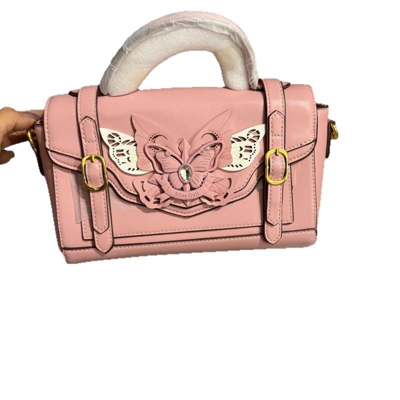 Vintage Soft Leather Tote Bag Shiny Woven Crossbody Printed Square Women
