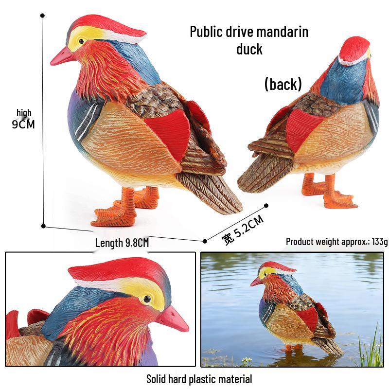 Wildlife Simulation Model: Tiger, Lion, Panda, Elephant, Rhinoceros, Kangaroo, Leopard, Horse, Sheep Toy Set