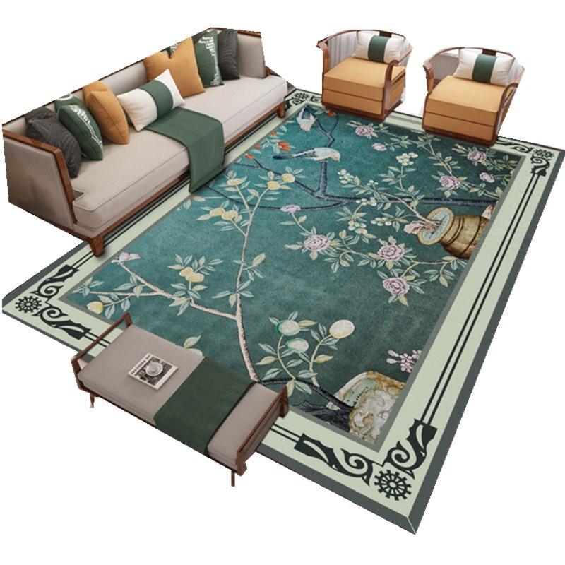 Chinese Style Carpet Classical Carpet Modern Minimalist Sofa Carpet Light Luxury Living Room Floor Mat Coffee Table Carpet