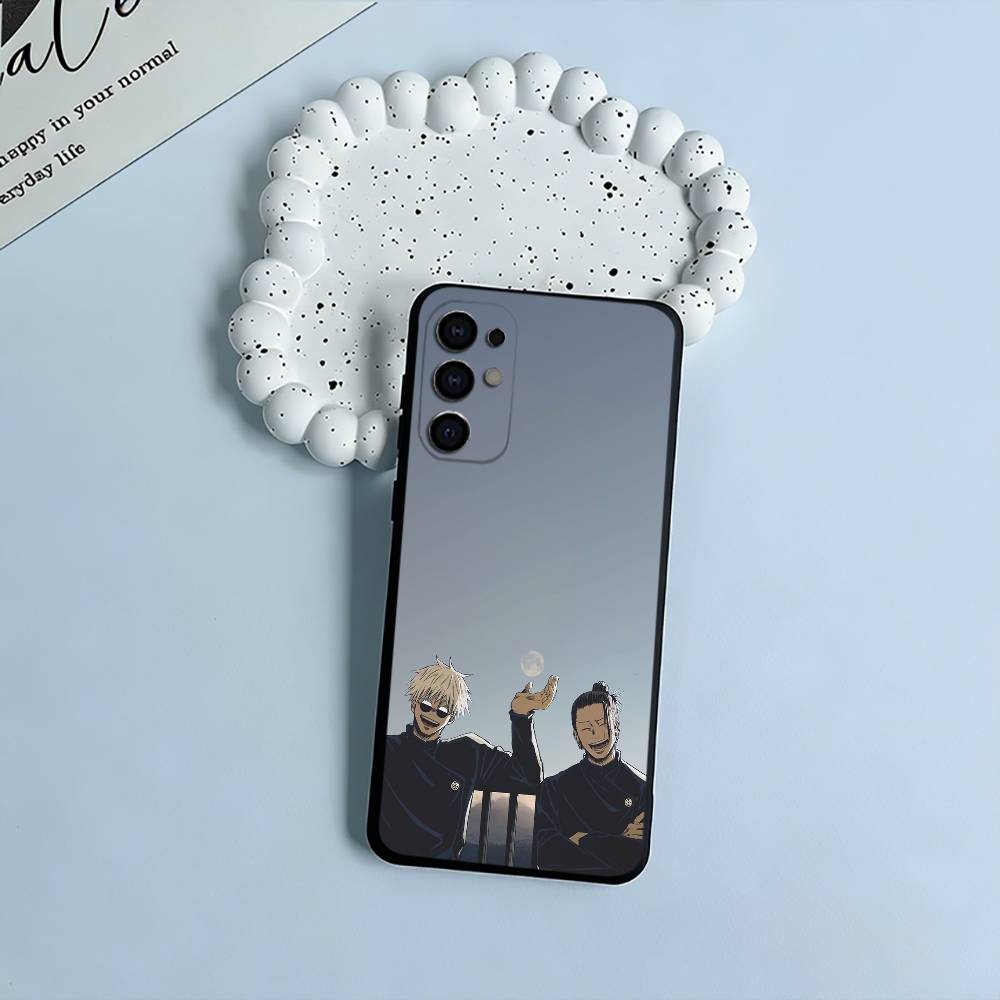 J-J-ujutsu Kaisen-S-uguru- Geto Soft Silicone Case for Samsung S25, S24, S21, S22, S23, S30, Ultra, S20, Plus, FE, Lite-Black
