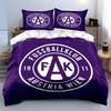 Lila Austria Wien Bettwäscheset Bettwäsche Bettbezug-Set Bettbezug Kissenbezüge (1 * Bettbezug 2 * Kissenbezüge, ohne Bettdecke)