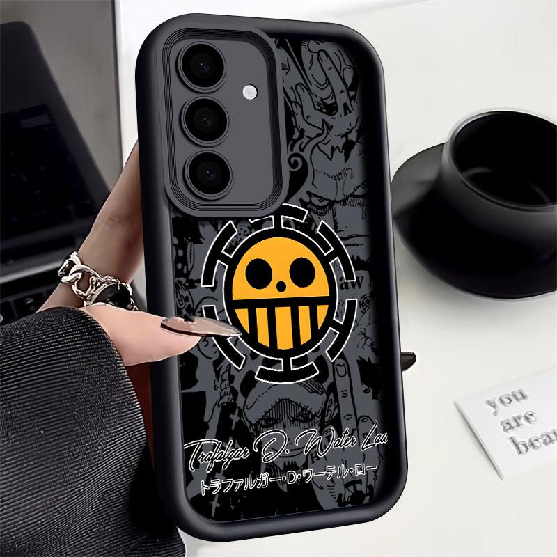 Anime Logo One Pieces Phone Case For Samsung S26 S25 S24 S23 S21 S20 Ultra Luffy Funda For Galaxy S25 S24 FE S26 Plus Soft Cover