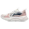 Li Ning Trendy Lightweight Low Top Running Shoes Women's White Gray Pink ARLQ034-1
