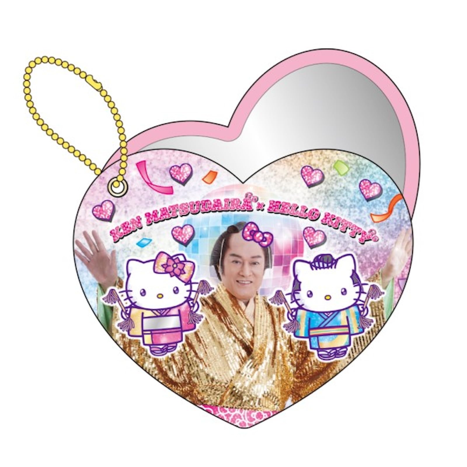 

K Company Matsuken Samba x Hello Kitty Блестящее слайд-зеркало, Светло-розовое (SKT-KS-LP)