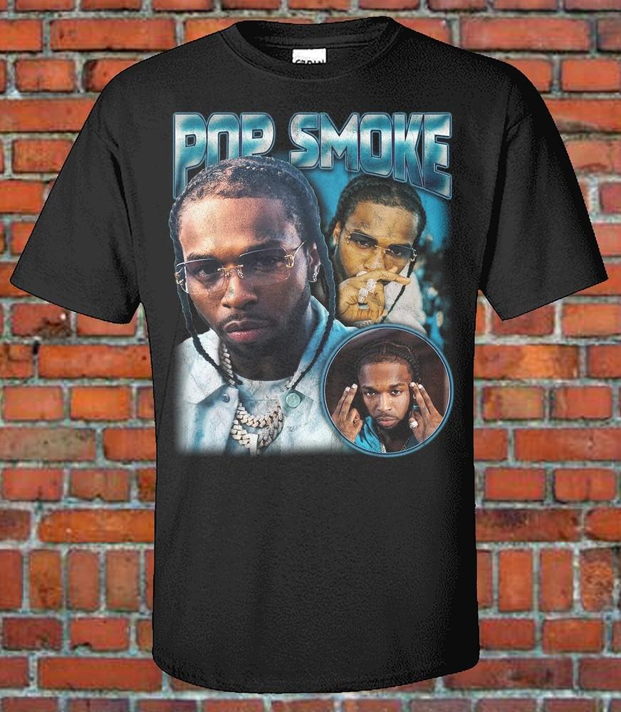 Pop Smoke 90s Style Bootleg Tee Graphic T-Shirt Unisex T-Shirt S