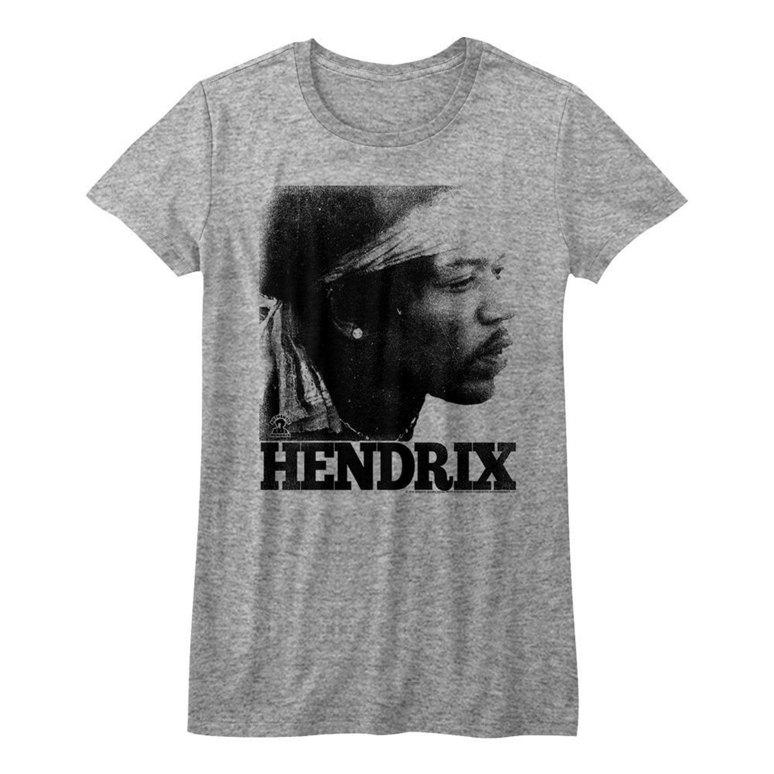 Jimi Hendrix Vintage Face Athletic Heather Women s T-Shirt 4XL
