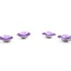 Les Trésors De Lily [J6203] - 2 Pairs of Purple 'Crystal' Earrings