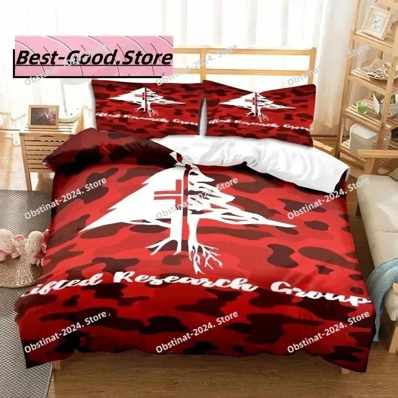 3D Clothing Brand LRG Logo Bedding Set Printed Bed Set With Pillowcase Bed Duvet Cover Soft Single Double Queen Super King Size