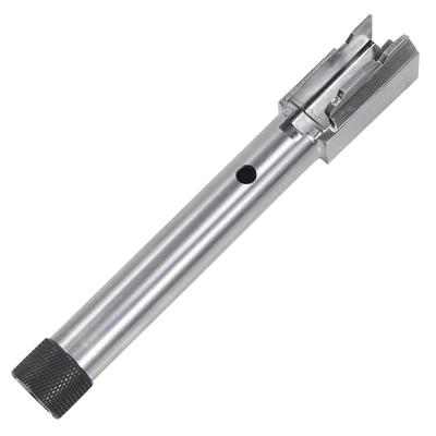 Carbon8 Carbonate Striker 9 Outer Barrel Silencer Compatible 14mm Reverse Silver CBP23SV