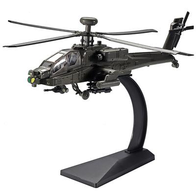 Simulation Ah Patch 1:64 Armed Helicopter AH-64 Alloy Aircraft Military Gift