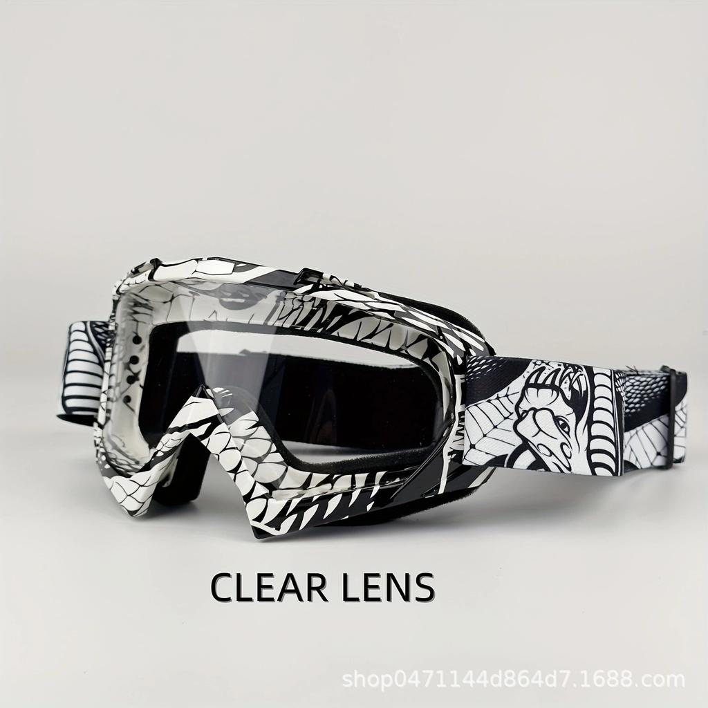 Goggles Riding Glasses Outdoor Motorcycle Off-Road Goggles ATV Men's and Women's Mountain Bike Bike Windshield Lenses