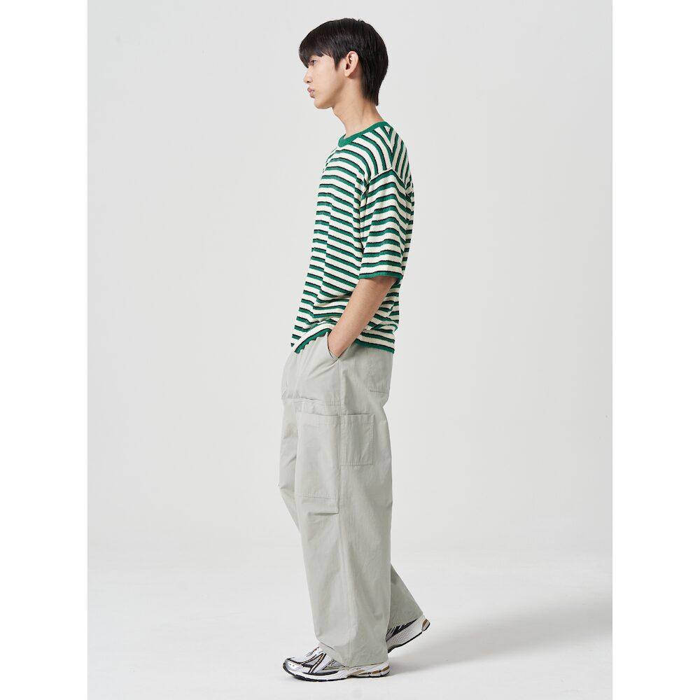8SECONDS Cotton Open Pocket Elastic Waist Pants Ivory (454721Lqa0)